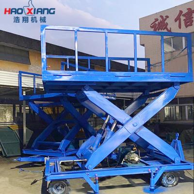 China 4m Stroke Hydraulic Lift Workbench 1000kgs Hydraulic Lift Work Table for sale