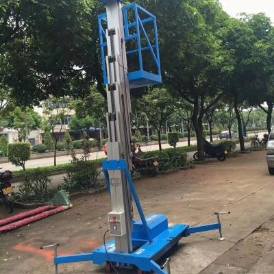 China Mast Aluminum Alloy Hydraulic Lifting Platform Height Adjustable for sale