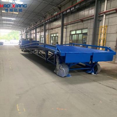 China Color Customized Mobile Dock Ramp / Blue 15400mm Overall Size for sale