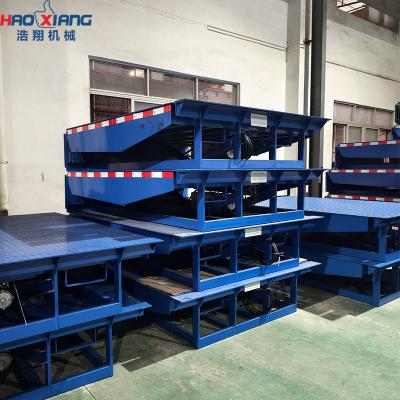 China 220V Dock Leveler Hydraulic Unloading Platform: Blue and Adjustable for sale