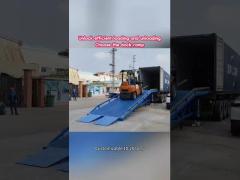 10000kg Mobile Dock Ramp Loading Portable Unloading Dock Non Slip