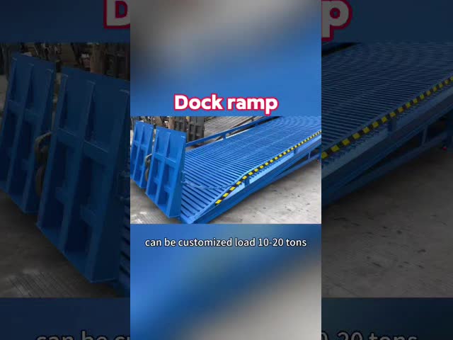 Ground 10T Portable Loading Dock Yard Ramp Moveable Dock Ramp