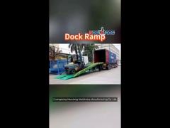 portable heavy duty loading ramp 10m steel design for 10t cargo