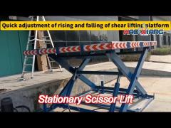 3 tons electric scissor lift 3000kg stationary scissor lift platform