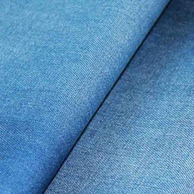 China 280gsm Tencel Denim Fabric 80% Cotton Ice Oxygen Denim 16s Elasticity for sale