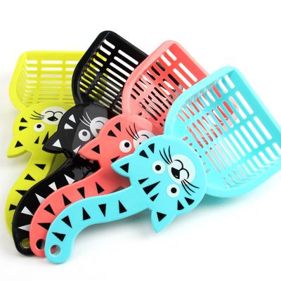 China Viable Plastic Rubbish Scoop Pet Cat Sand Cleaning Shovel Cat Deep Garbage Shovel Large Capacity for sale