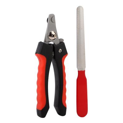 China Viable Nail Scissors Exquisite Safety Pet Claw Cutter with Polishing Sickle Suitable for Dogs and Cats (Big and Small) for sale