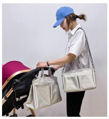 China Luminous Diaper Bag Personlized Diaper Bag Stylish Anti-theft Diaper Bag Mummy Bag for sale