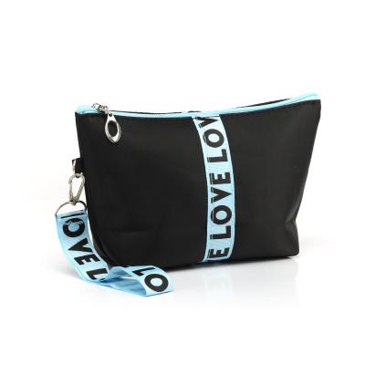 China Fashion Recycled Custom RPET Pouch Polyester Cosmetic Bags For Girls for sale