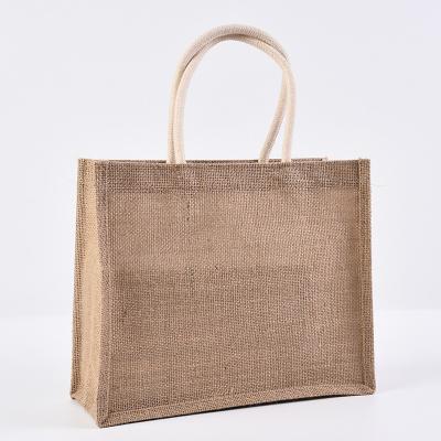 China Eco-friendly Cheap Natural Jute Bags Online Promotional Reusable Wholesale Jute Jute Bags for sale