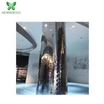 China Decoration & Manufacture JISCO POSCO stainless steel material stamped pattern water ripple sheet for interior decoration for sale