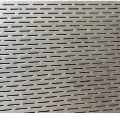 China Decoration 1.0mm thickness 0.8mm oval hole ss304 stainless steel perforated metal sheets for kitchen roof for sale