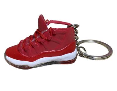 China Soft PVC Key Chain 3D Mini Basketball Shoes Stereoscopic Model Fashion Sneakers Enthusiast Dropshipping Souvenirs Creative Keychain for sale