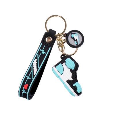 China Fashion Dropshipping Creative Building Block Sneakers Stick Key Chain Car Key Small Pendant Lovely Bag Ornaments for sale