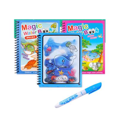 China Water Paper Colorful Magic Drawing Book Writing Doodle Book With Magic Pen for sale