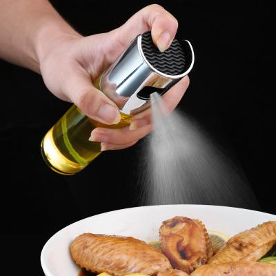 China Dropshipping Metal BBQ Baking Bottles Olive Oil Spray Bottle Vinegar Spray Bottle Oil Water Sauce Pump Boats Grill BBQ Sprayer Kitchen Tool for sale