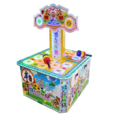 China Cheap Wood+acrylic kids hammer coin operated swipe mouse frog arcade redemption games machine for sale for sale