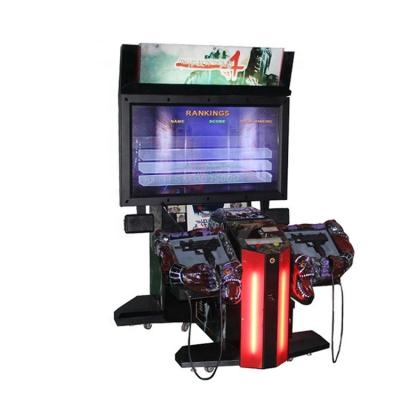 China Wooden+FRP+Steel Amusement Park 55 Inches The House Of The Dead Gun Shooting Simulator Arcade Game Coin Operated Machine for sale