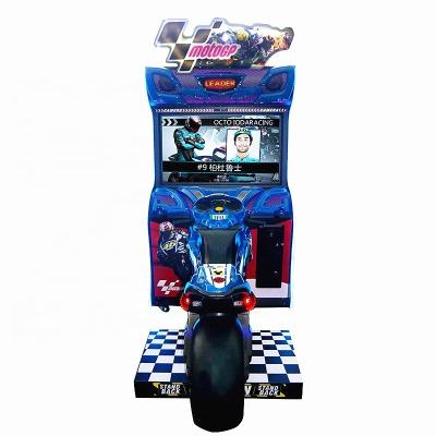 Китай Metal+acrylic+plastic Motorcycle Gp Simulator Arcade Motor Car Racing Video Coin Operated Game Machine For Sale продается