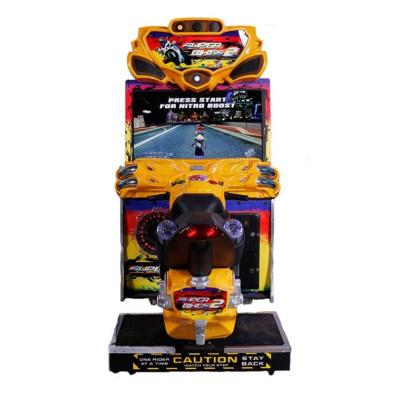 China Metal+acrylic+plastic super bike 2 arcade console ride on coin operated electric indoor car machine playground equipment Te koop