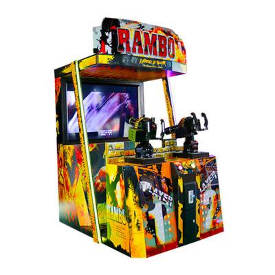 중국 Metal+acrylic+plastic Hotselling 55LCD Rambo Arcade Laser Shooting Gun Video Simulator Game Machine For Sale 판매용