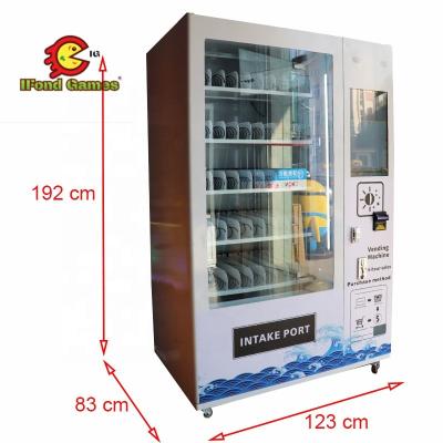 China Metal Arcade Power Supply Vending Machine Drink Barber Cup Vending Machine for sale