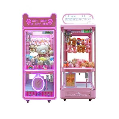 Κίνα Metal+acrylic+plastic big sale hot pink doll machine arcade toy vending machine claw crane machine for sale προς πώληση