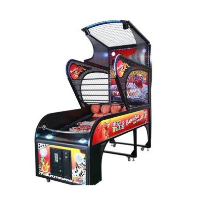 China Metal+acrylic+plastic indoor electronic commercial coin operated arcade basketball game shooting machine for kids for sale