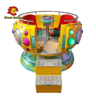 Κίνα Original Wooden+FRP+Steel maker cup carousel amusement rides spinning fiberglass kiddie ride game προς πώληση