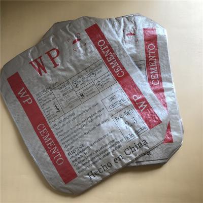 China Moisture Proof Inner Kraft Paper Valve Bag Laminated PP Woven For Packing Cement 50kg 1000kg for sale