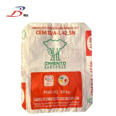 China Recyclable 50kg AD Star WPP Bag For Portland Cement 42.5 Packaging Bags for sale