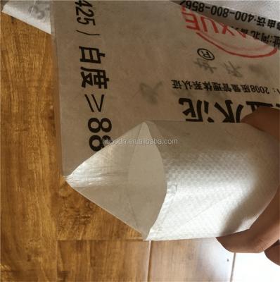 China Moisture Proof Standard PP AD 50kg Starling Cement Plastic Bags With Block Bottom for sale