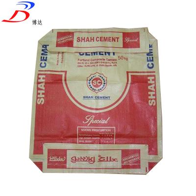 China Factory price 25kg 50kg cement packaging bag recyclable valve bag for sale