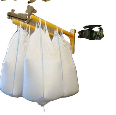 China Factory direct supply food grade 1 ton packaging jump feed clamp bulk jumbo fibc bag unloading system for sale