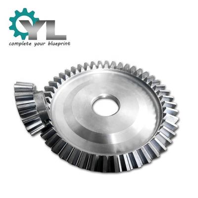 China energy & OEM Factory 30CrNiMo8 CNC Gear Cement Mixer Crown Mining Milling Ring 45 Degree Steering Gear Bevel Gear for sale