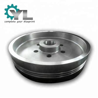 China energy & Big Size Belt Pulley Flywheel Pulling Pulley For Jaw Crusher Pulley Wheel for sale