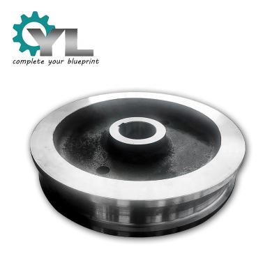 China Wholesale High Quality Steel Forged Crane Trolley Wheel Die Cast Hot for sale