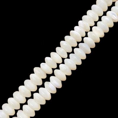 China Garment Makers /Accessories/Jewelry DIY Decoration Shell/Beads 5x8mm Loose Rondelle Beads 8mm Heshi Shell Beads For Jewelry Making for sale