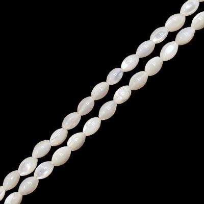 China Garment Shell Beads /Accessories/Jewelry DIY Decoration/Factory 3x5mm Wholesale Price Shell Bead Rice Shape For Jewelry Making for sale