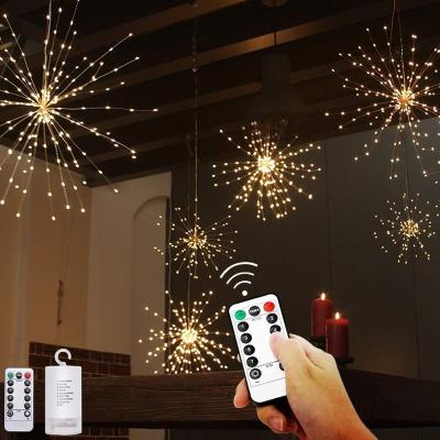 China Starburst Light Hesheng Festival During Starburst String Lights Firework Copper Fairy Garland Christmas Lights For Outdoor for sale