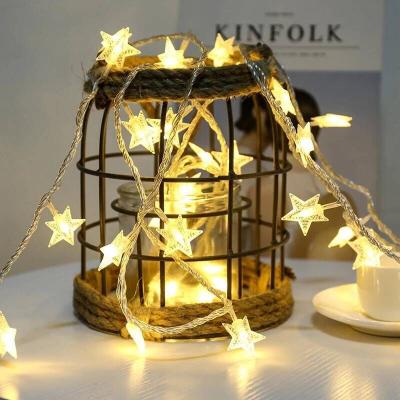 China Customized Solar Powered String Lights Outdoor Christmas Solar Powered Lamp Star Led String Light for sale