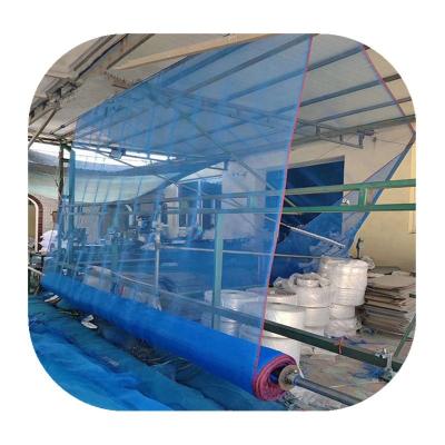 China Agriculture 16 Mesh 70 Gsm Blue Nylon Plastic Fishing Net Screen Net With UV for sale