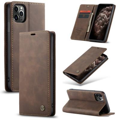 China Wallet Case For OPPO A5 2020 CaseMe Flip Wallet Case For OPPO A5 2020 PU Leather Magnetic Stand Cases For Oppo A5 Cover With Embossed Card Slot Phone Case for sale