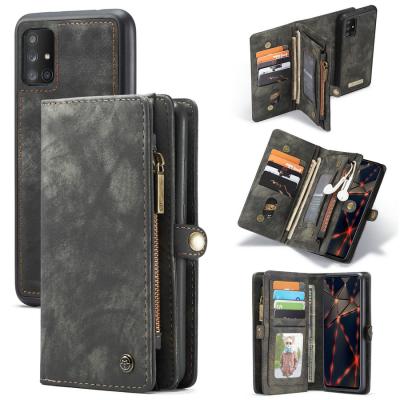 China Wallet Case For Samsung Galaxy A51 CaseMe Business Fold Leather Durable Phone Cover For iPhone 11 Case 2 In 1 Detachable Wallet Back Case For Samsung Galaxy A51 71 for sale