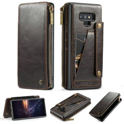 China Free Shipping Detachable Zipper Card Case CaseMe Wallet Case For Samsung S10, Card Leather Back Case For Galaxy S10, For Samsung S10 Leather Cover for sale