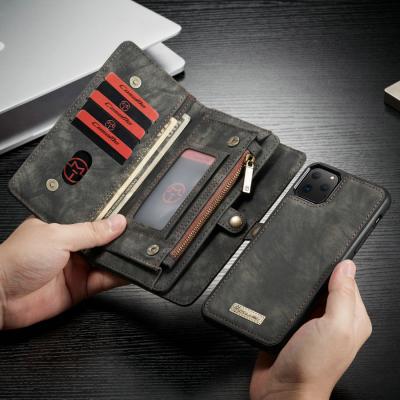 China Wallet Case For iPhone 11 Case CaseMe Phone Leather Cover For iPhone 11 Factory OEM Luxury High Quality PU Leather Mobile Flip Wallet For iPhone Case 11 for sale