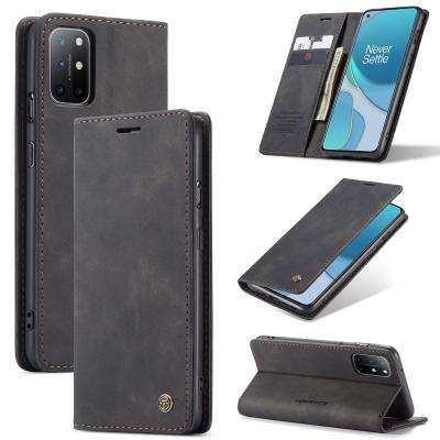 China Magnetic Flip Cover Case For Oneplus Nord Case CaseMe Original For Oneplus 8T Business Card Slot Wallet Leather Case For Plus Nord TPU Back Cover For Oneplus 7 8 pro for sale