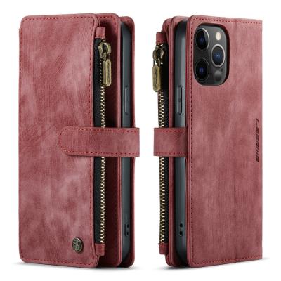 China Stylish Anti-drop CaseMe Wallet Money Pouch For iPhone 13 Pro Case Kickstand Phone Cover For iPhone 12 13 Pro 11 Max Xr Xs 8 Leather Case for sale