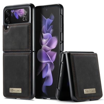 China CaseMe Luxury Shockproof Leather Phone Case For Samsung Z Fold 3 2 1 Flip 3 Back Cover Accessories For Samsung A73 A53 A33 A13 5G TPU Case for sale