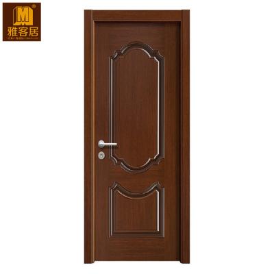 China Solid Wood MDF Sound Insulation Scratch Resistant Paint Free Luxury PVC Interior Doors for sale